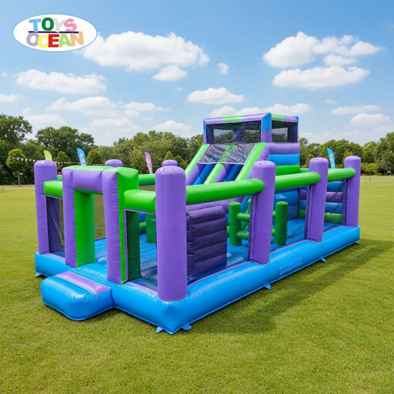 Kids Outdoor Activities - Percorso a Ostacoli Gonfiabile Commerciale Personalizzato
