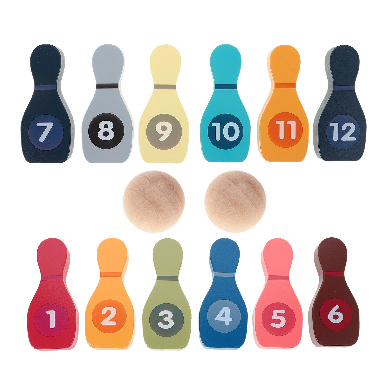 Kids Outdoor Playset - Set da Bowling Colorato per Bambini,