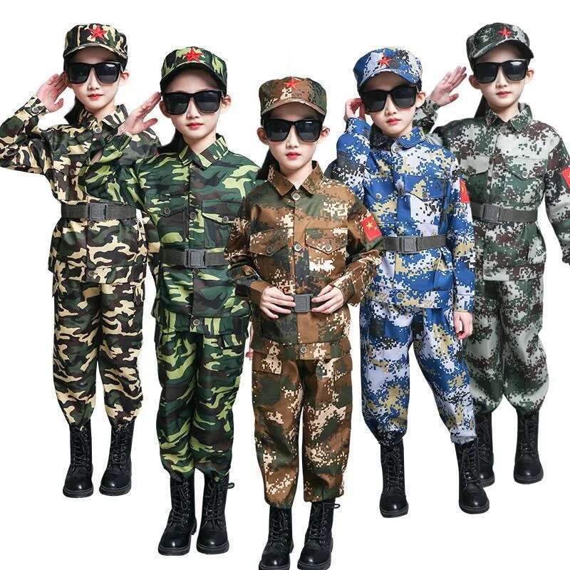 Kids Outdoor Ninja Equipment - Ragazzi ragazze Uniformi da addestramento militare