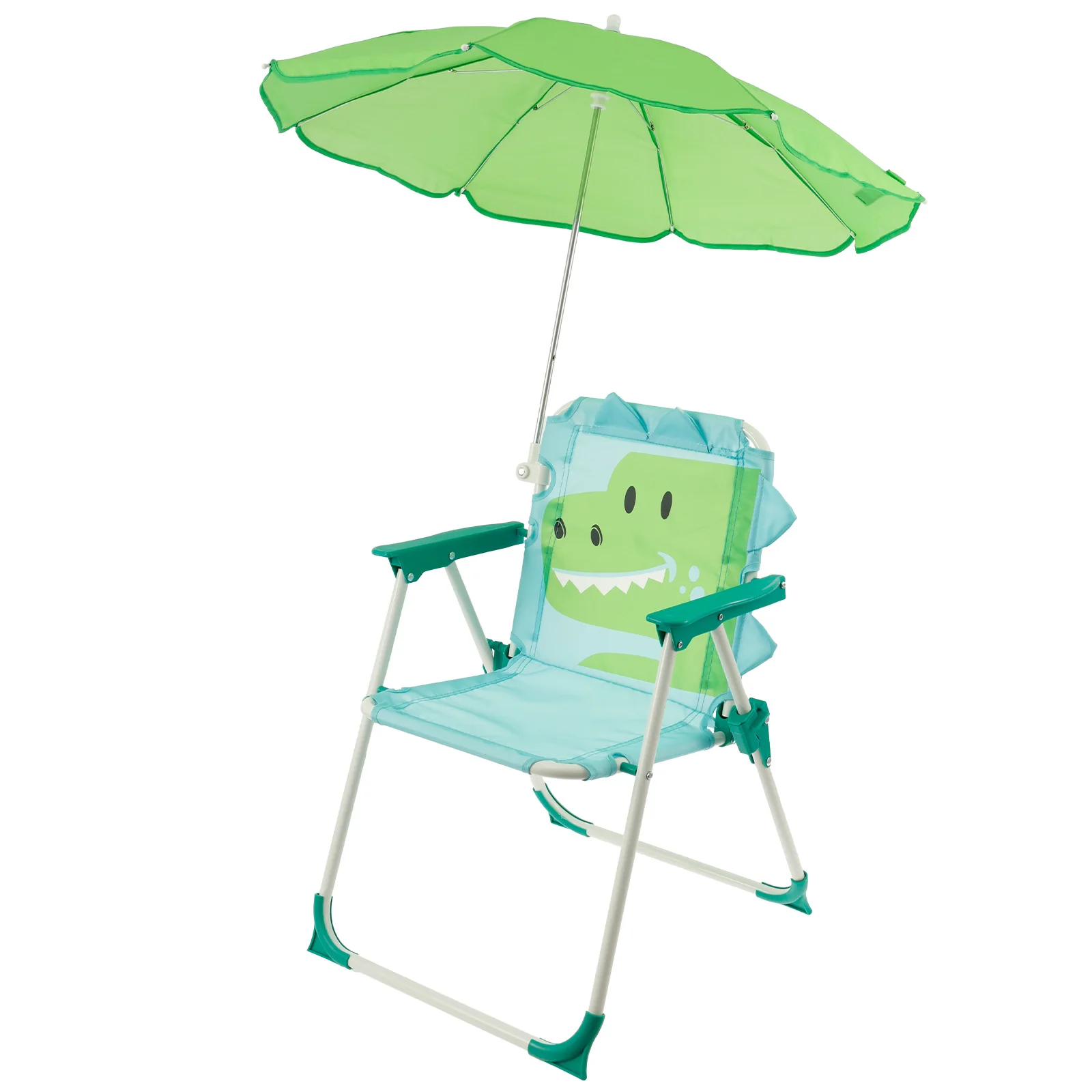 Kids Outdoor Lounge Chair With Umbrella - Sedia da spiaggia pieghevole per bambini