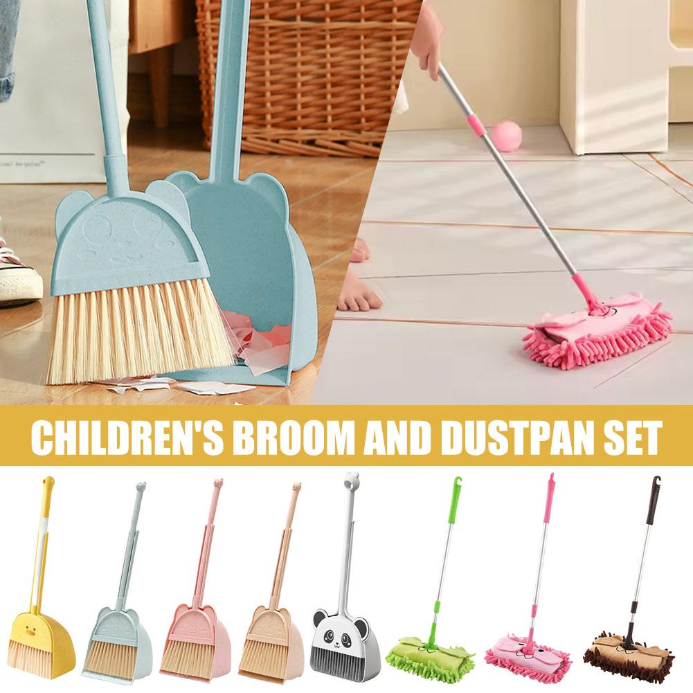 Kids Outdoor Broom - Set Mini Scopa e Paletta per