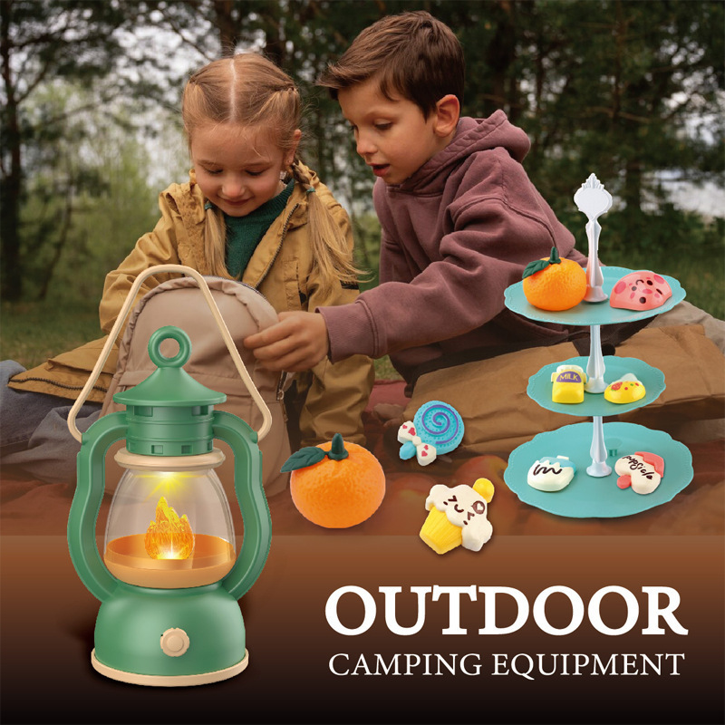 Kids Outdoor Playset - Set da campeggio per bambini Falò