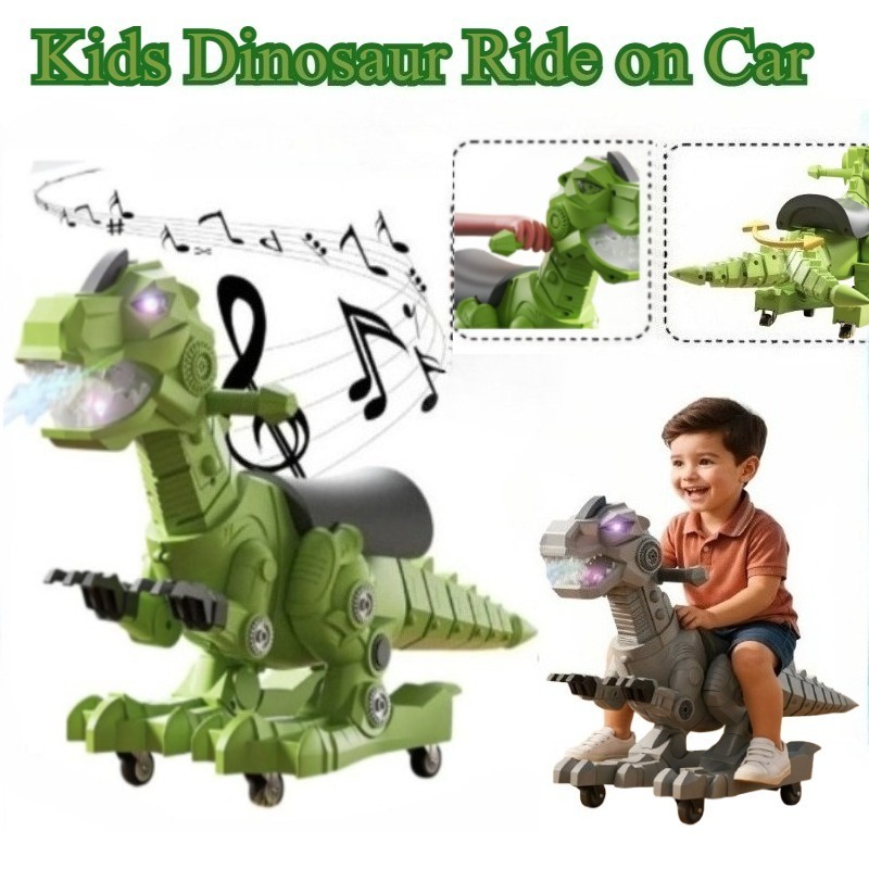 Kids Outdoor Playset - Giro di dinosauri su giocattoli Giro