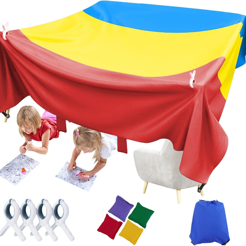 Kids Outdoor Fort Building Kit - Nuovo Kit Costruzione Fortino Magico per