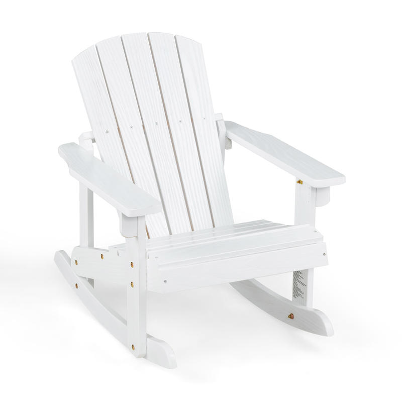 Kids Outdoor Adirondack Chair - Sedia a dondolo Adirondack in legno