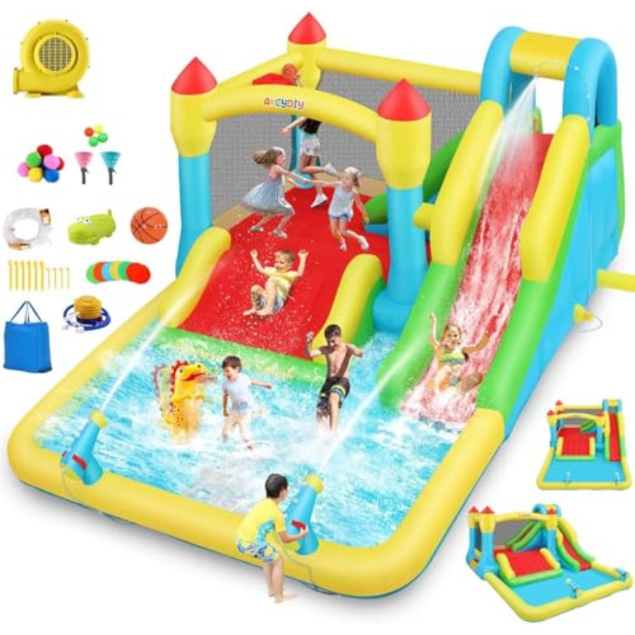 Castello gonfiabile acquatico  - Kids Outdoor House With Slide recensione e prezzo