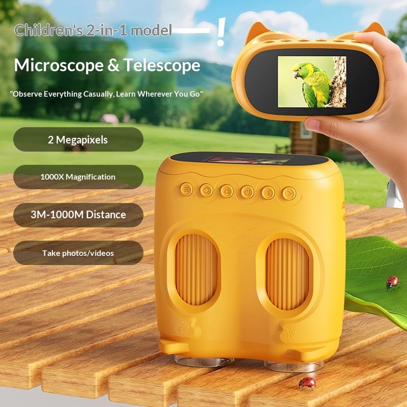 Binocolo Educativo 2-in-1 per  - Kids Outdoor Microscope recensione e prezzo