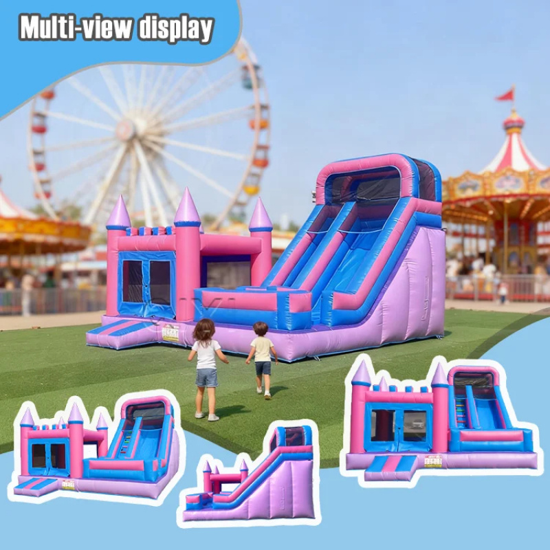 Castello Gonfiabile Commercial - Kids Outdoor House With Slide recensione e prezzo