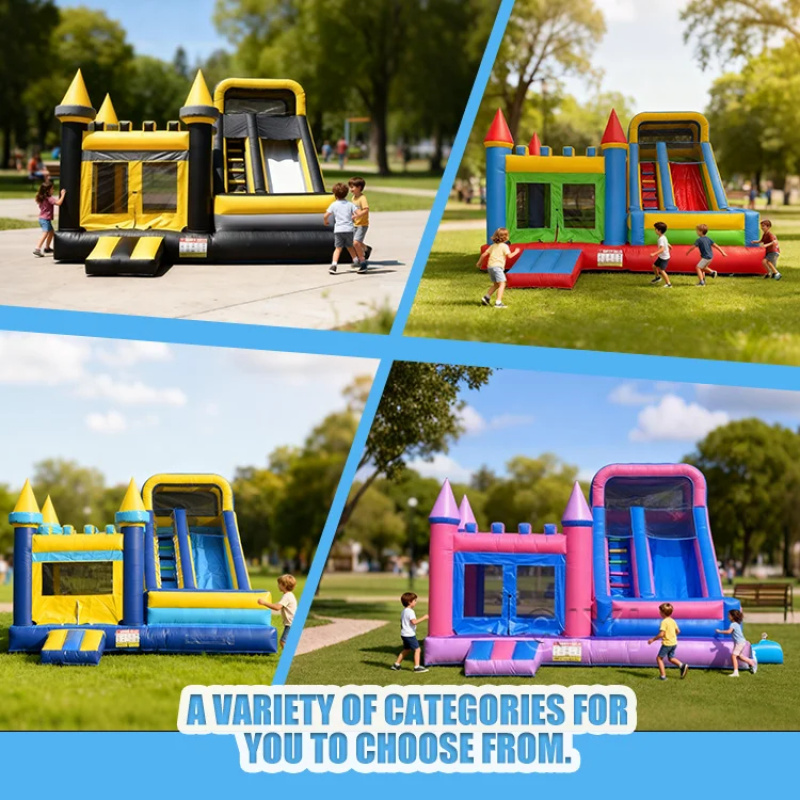 Castello Gonfiabile Commercial - Kids Outdoor House With Slide recensione e prezzo
