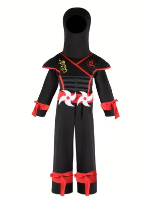 Costume da Ninja Nero per Bamb - Kids Outdoor Ninja Equipment recensione e prezzo