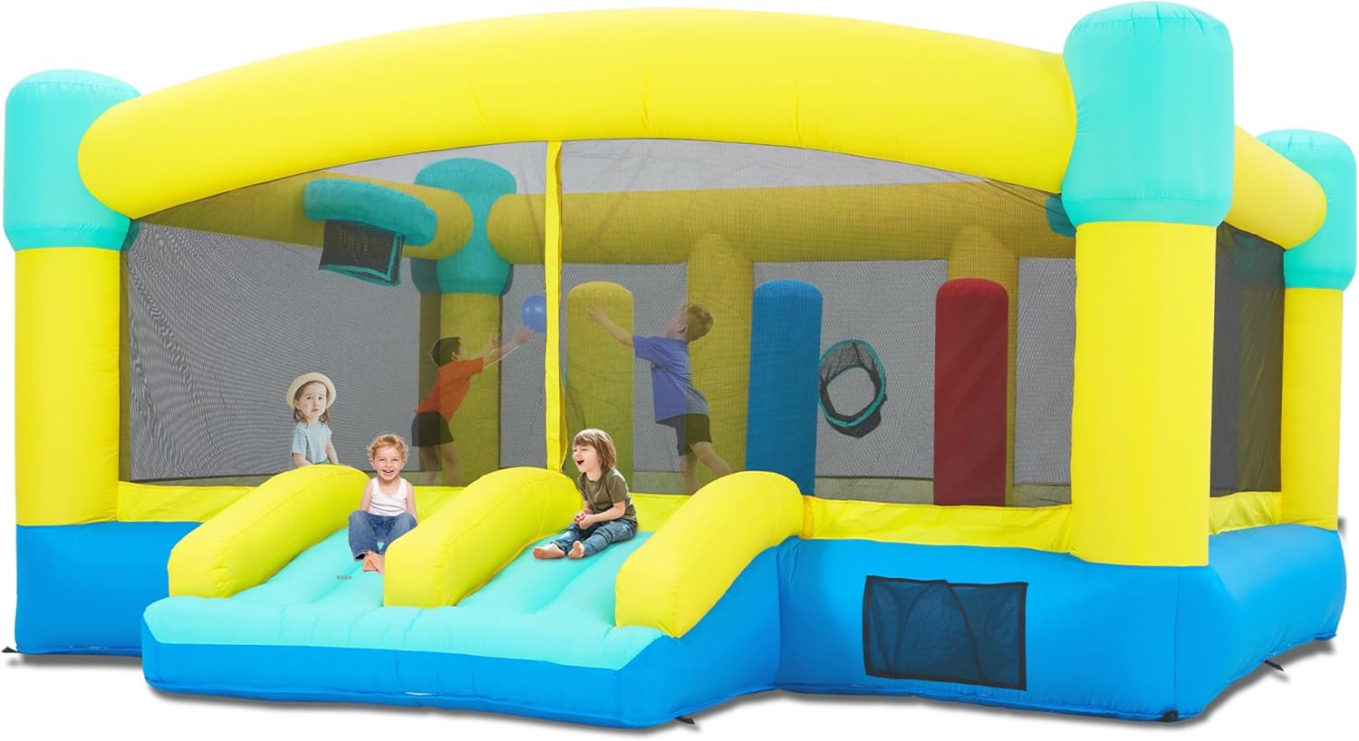 Grande Castello Gonfiabile, 15 - Kids Outdoor House With Slide recensione e prezzo