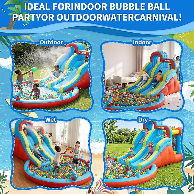 Parco acquatico gonfiabile 8-i - Kids Outdoor Playset recensione e prezzo