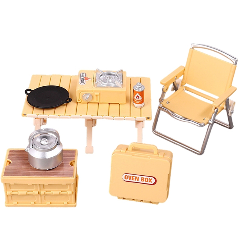 Set da Campeggio in Miniatura  - Kids Yellow Outdoor Chair recensione e prezzo