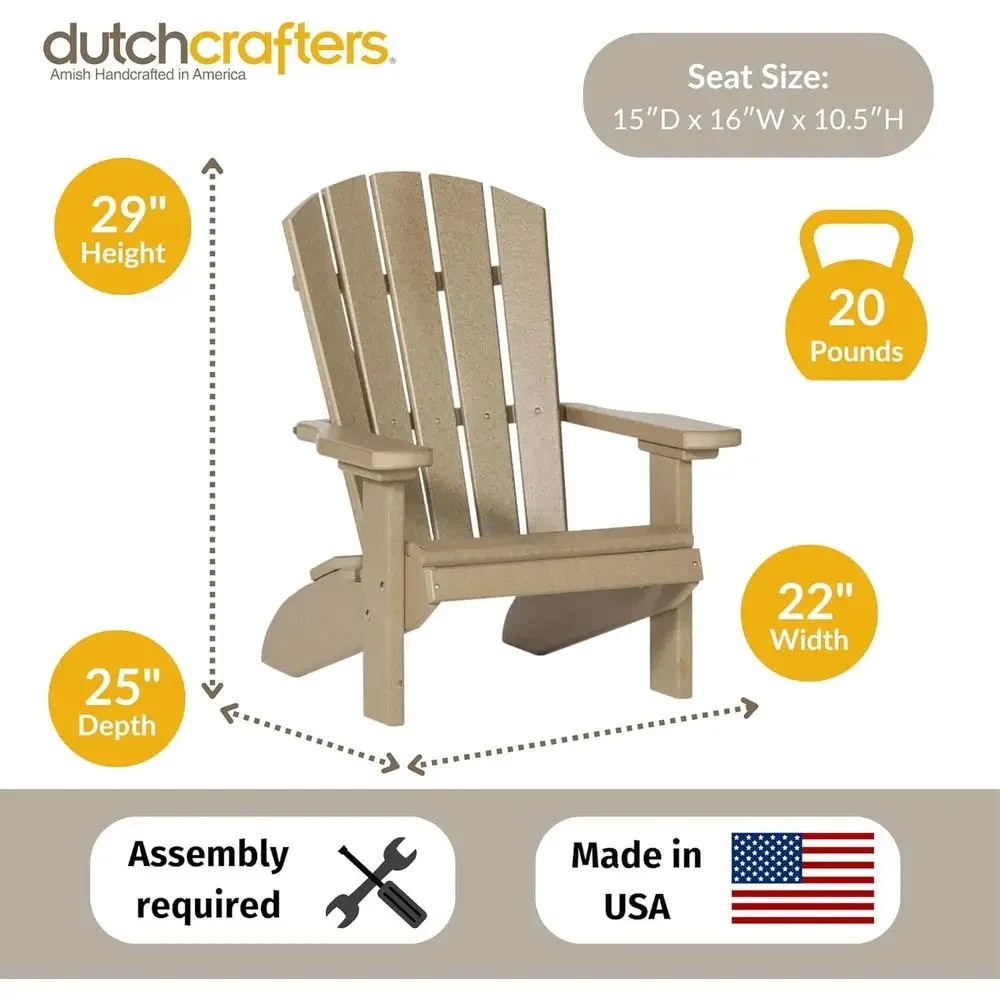 Sedia Adirondack per Bambini i - Kids Outdoor Adirondack Chair recensione e prezzo