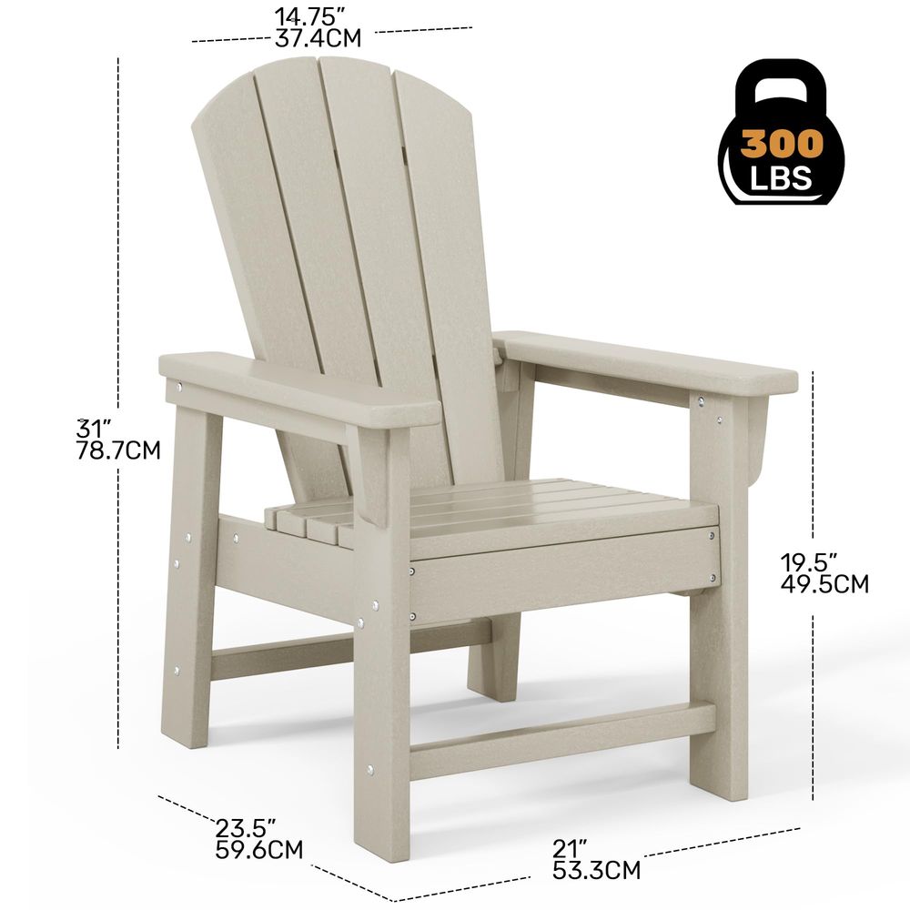 Set di 4 Sedie Adirondack per  - Kids Outdoor Adirondack Chair recensione e prezzo