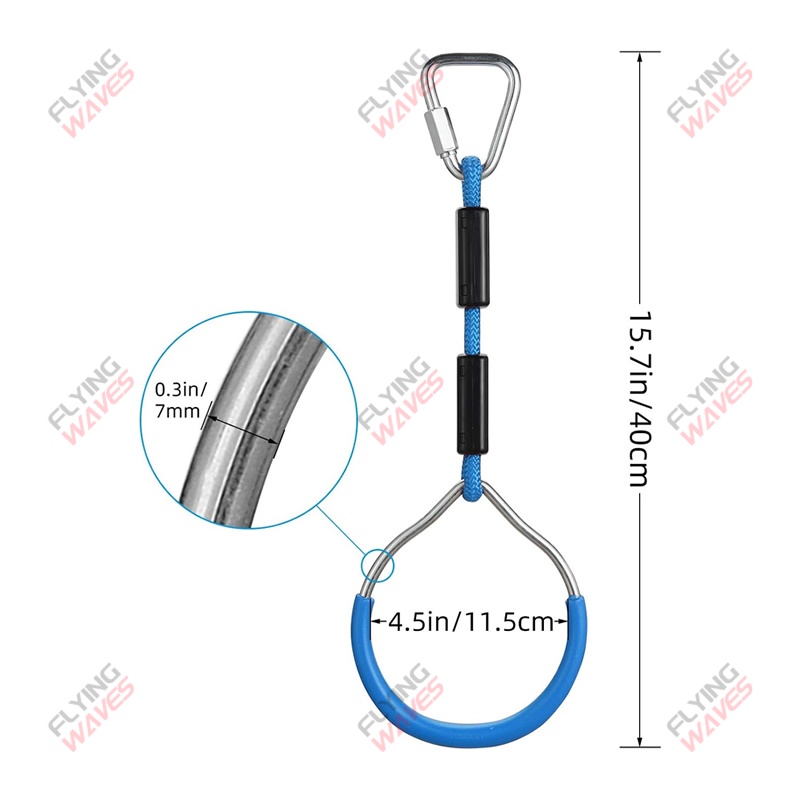 Anello da palestra per bambini - Kids Outdoor Climbing Equipment recensione e prezzo