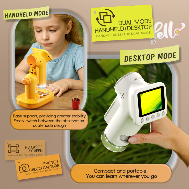 Microscopio Portatile 1600X co - Kids Outdoor Microscope recensione e prezzo