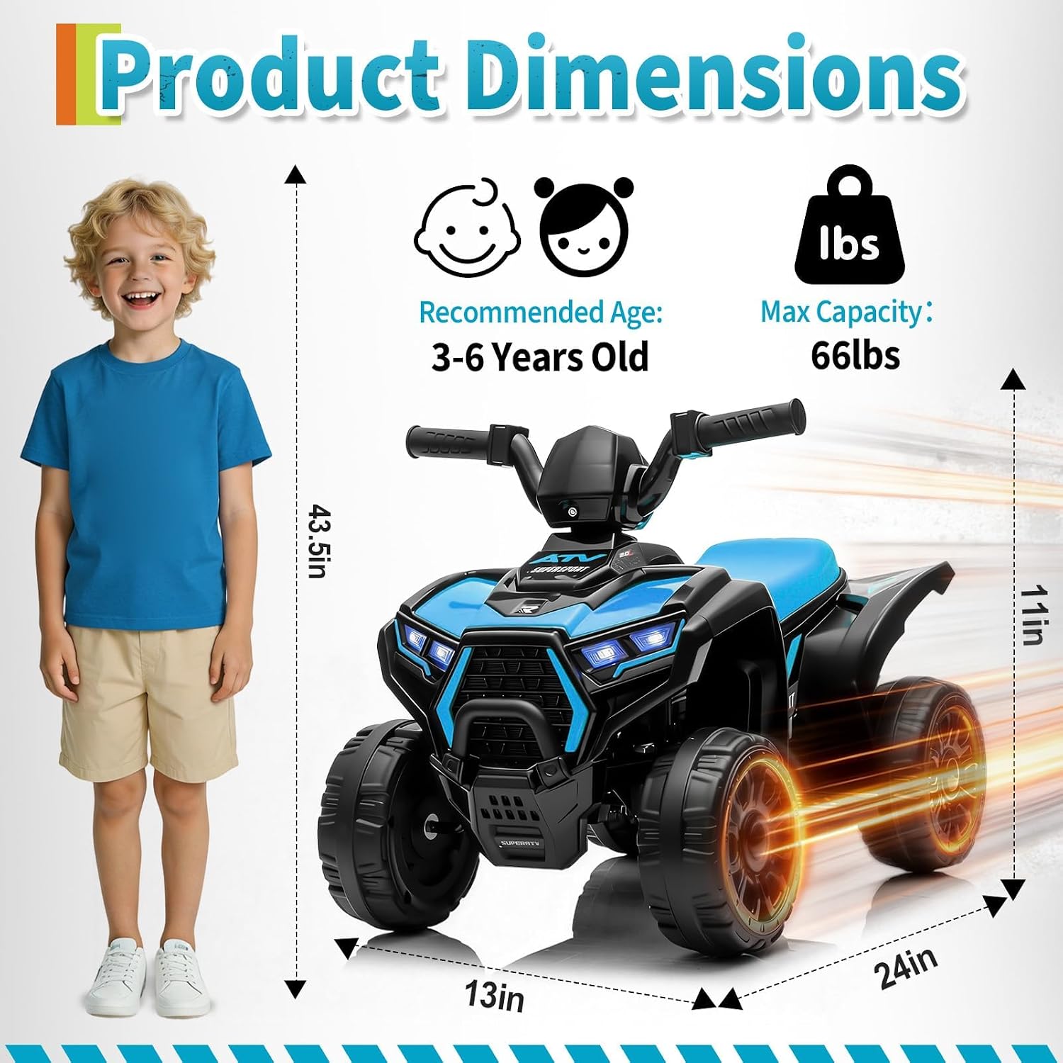 Quad ATV Elettrico per Bambini - Kids Outdoor Electric Quad recensione e prezzo