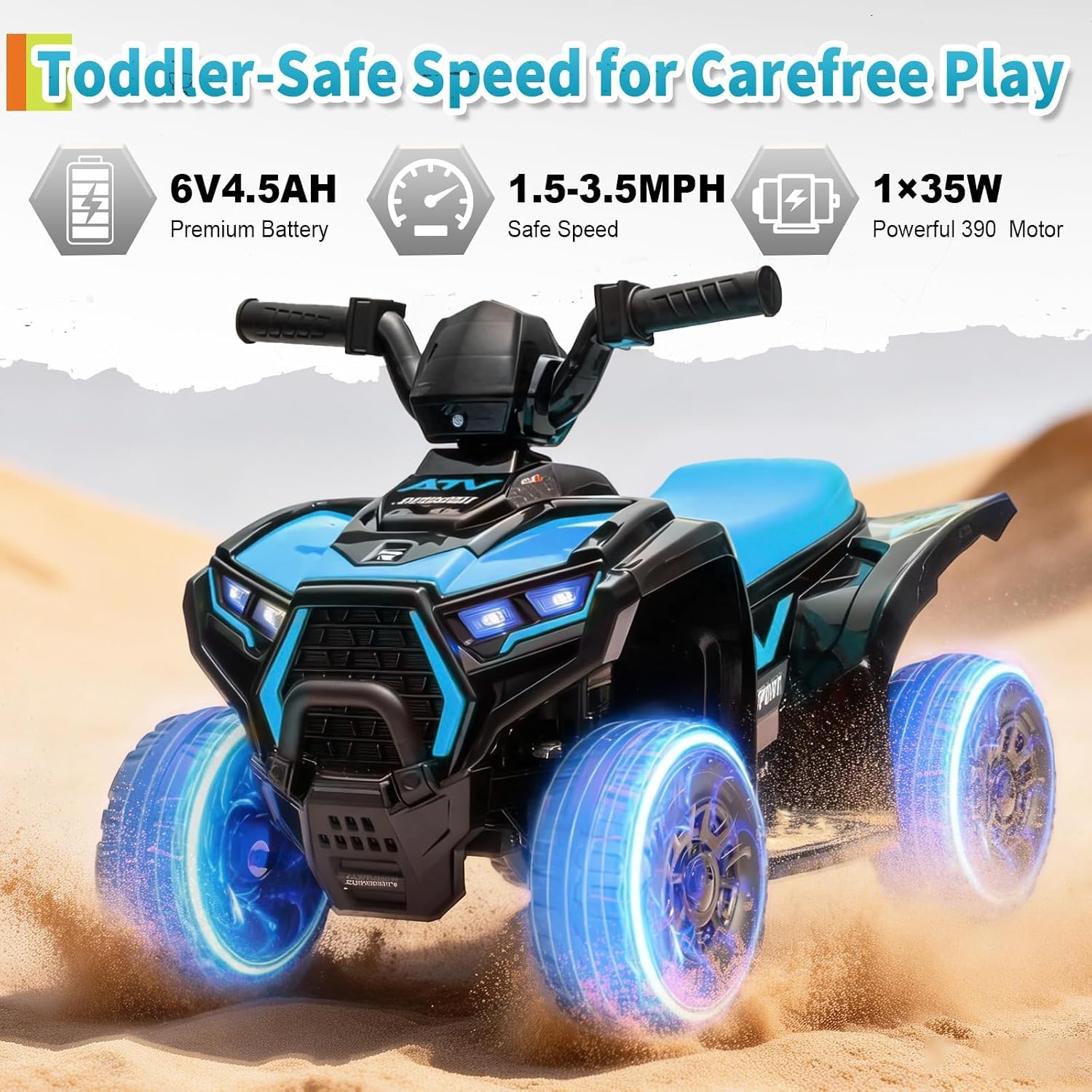 Quad ATV Elettrico per Bambini - Kids Outdoor Electric Quad recensione e prezzo