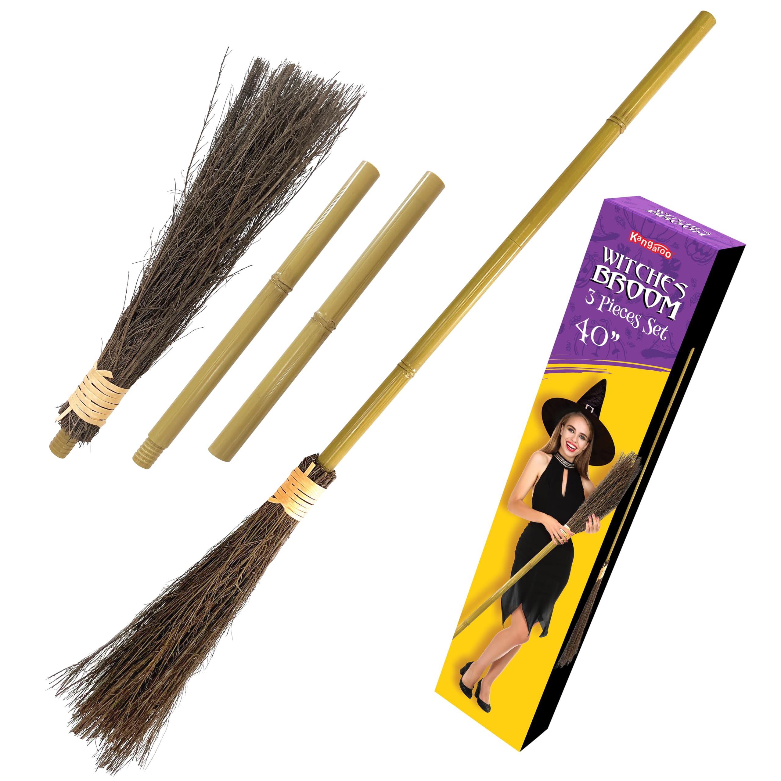 Scopa da strega in bambù da 40 - Kids Outdoor Broom recensione e prezzo
